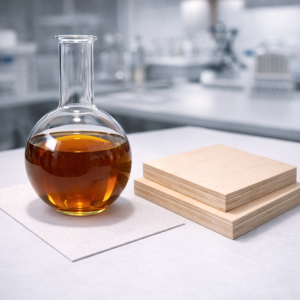 Смола для фанеры: в Подмосковье запустили производство, заменяющее импорт