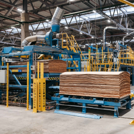 «Сегежа Групп» запустила новую линию лущения шпона в Костромской области