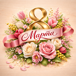 Поздравляем с международным женским днем, дорогие женщины!